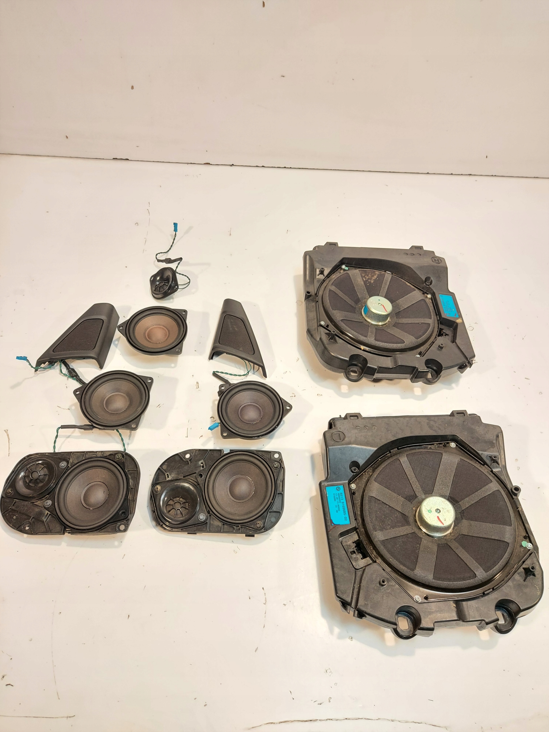 BMW F11 звукова система HiFi колонки сабвуфер комплект.