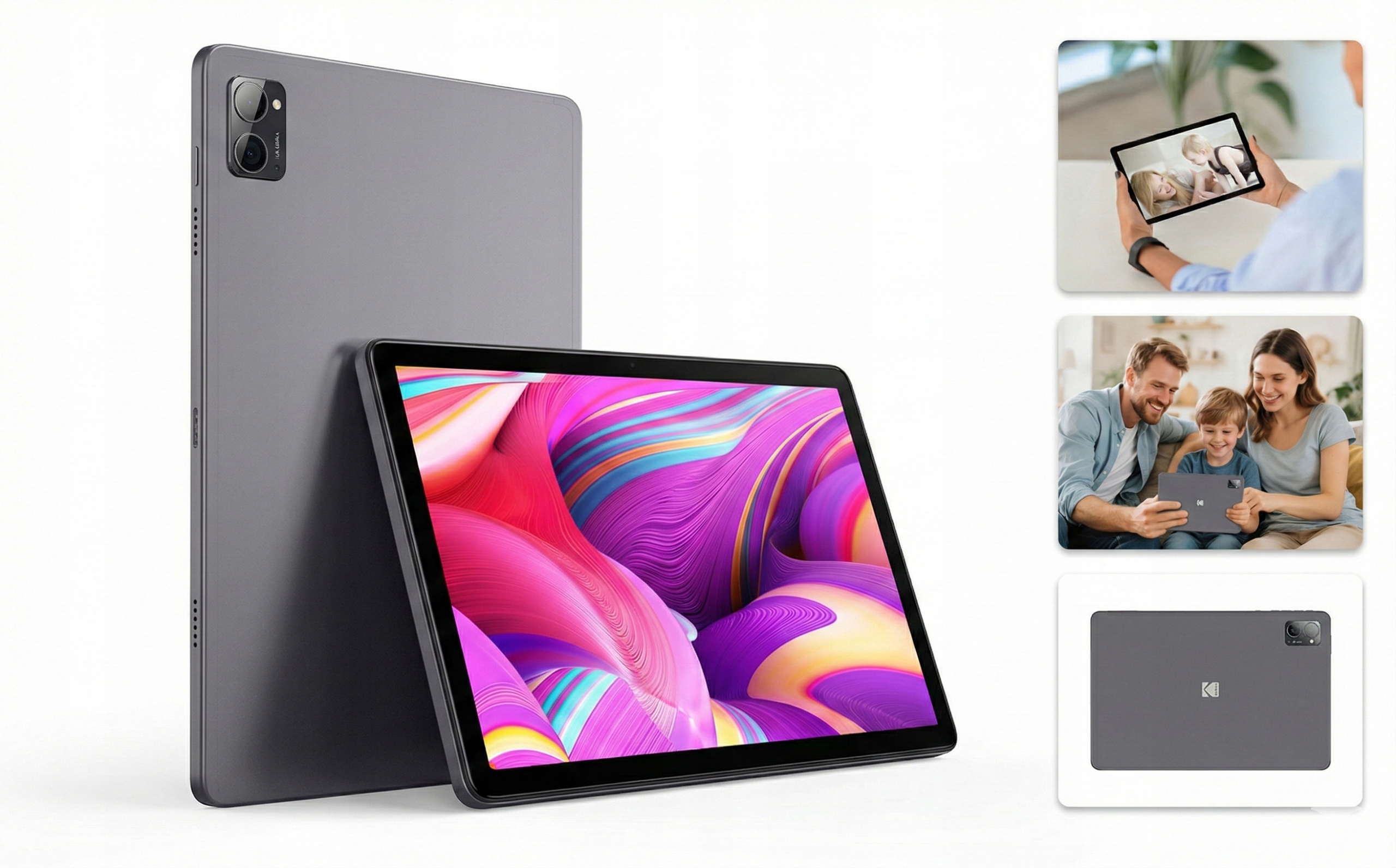 Tablet Kodak K10 10.1" 2K Fhd 4/64GB 6000mAh Android 15 2x Stereo fotoaparát