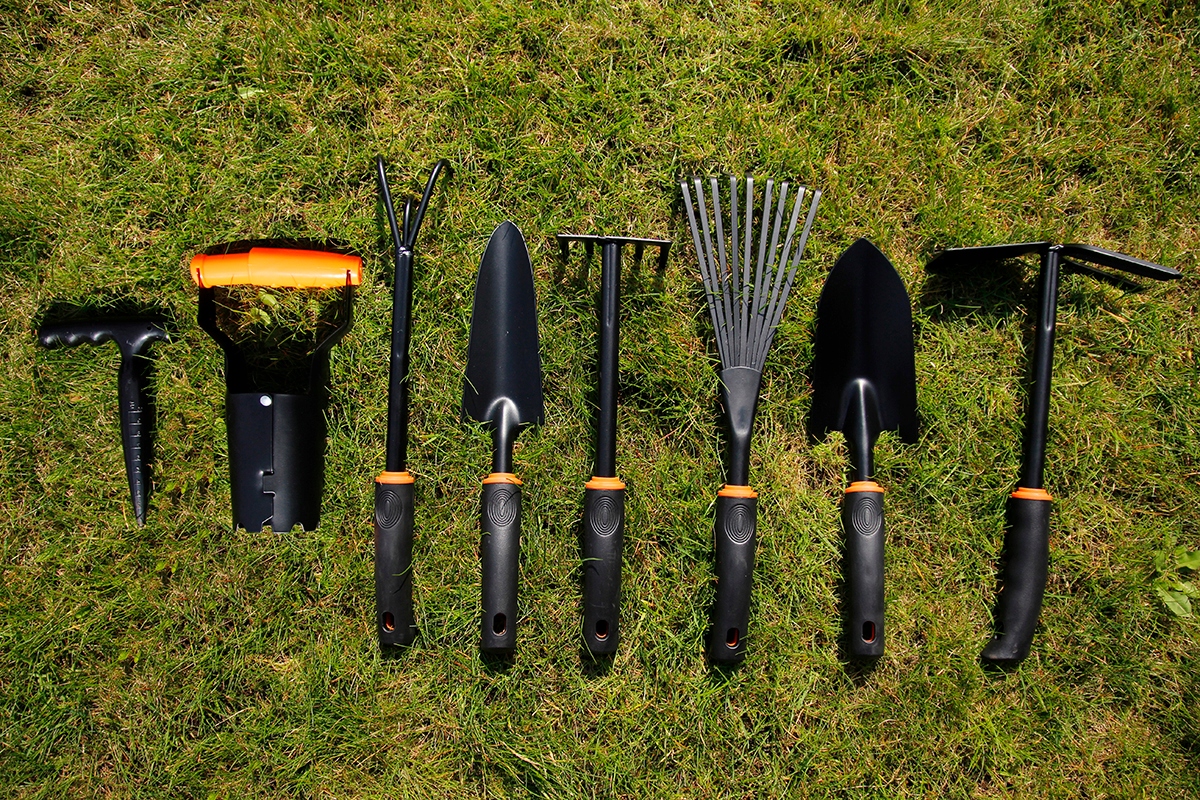 ZESTAW NARZĘDZI narzędzia działkowca OGRODNIK pazurki grabie motyka łopatka Marka Rolmarket