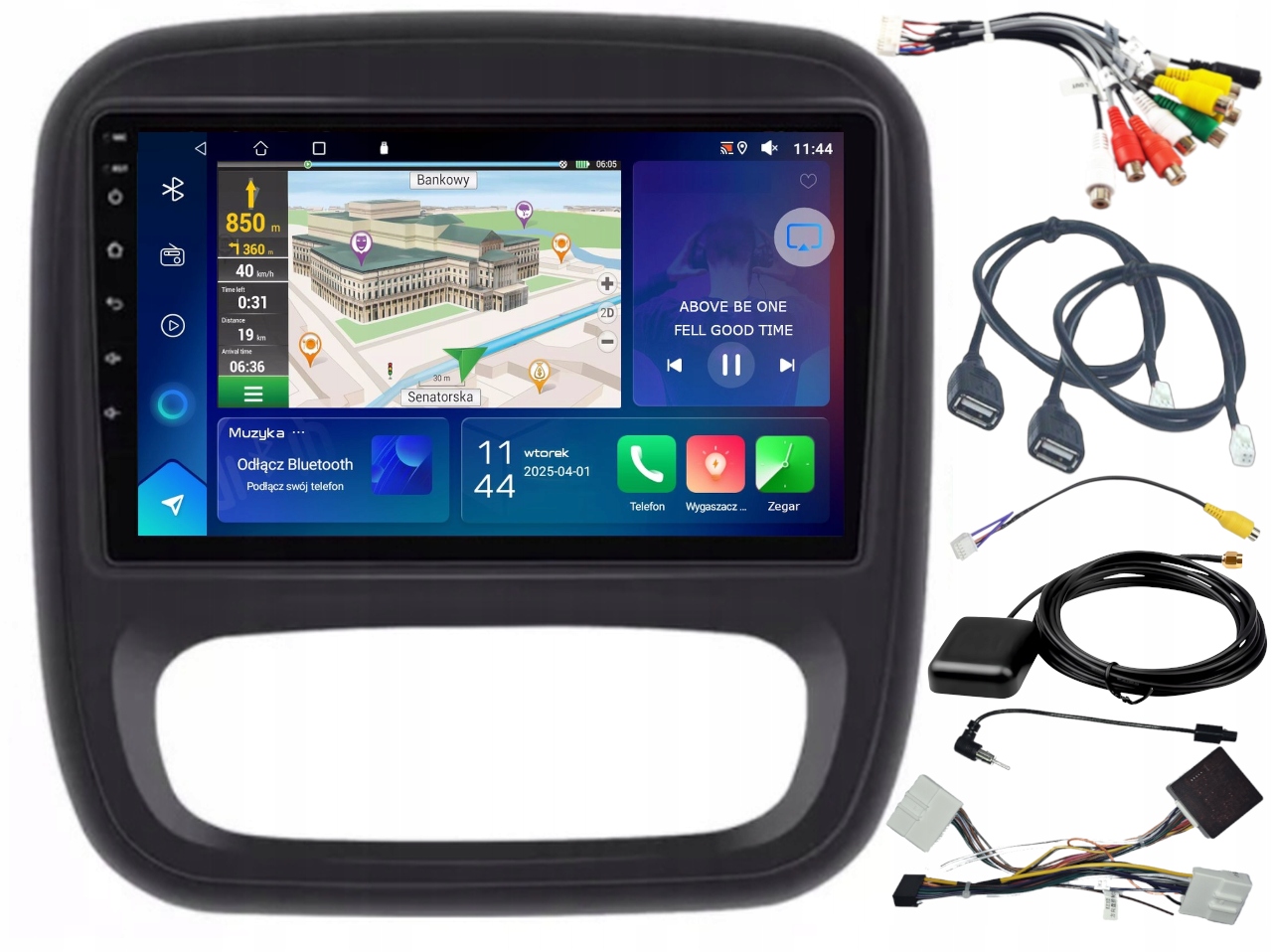 Autorádio Gps Renault Traffic 2014-2021 Wifi Carplay Usb 2GB 64GB