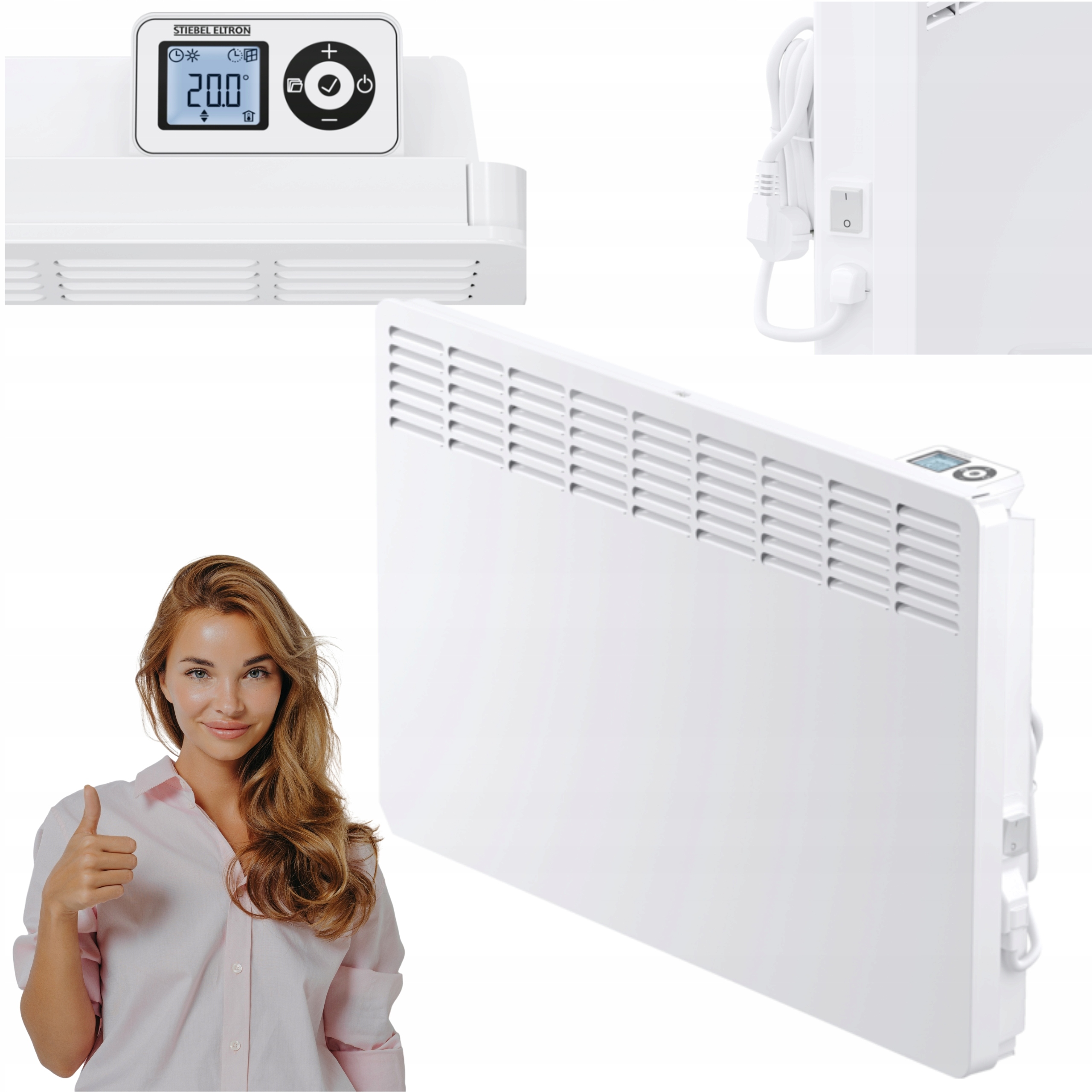 Stiebel Eltron Cwm 1000 P Grzejnik elektryczny konwektorowy 1000W termostat