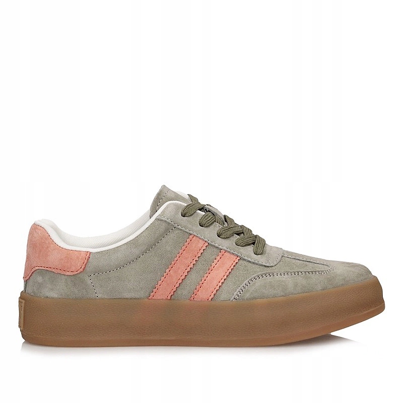 Dámské tenisky Filippo DP6764/26 Kh Or šedé kožené polobotky