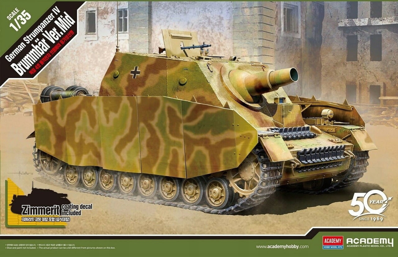 Academy 13525 Sturmpanzer IV Brumber Stř. 1:35