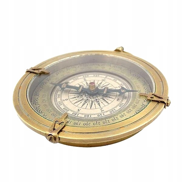Kompas Stylowy Historyczny Przycisk Biurko