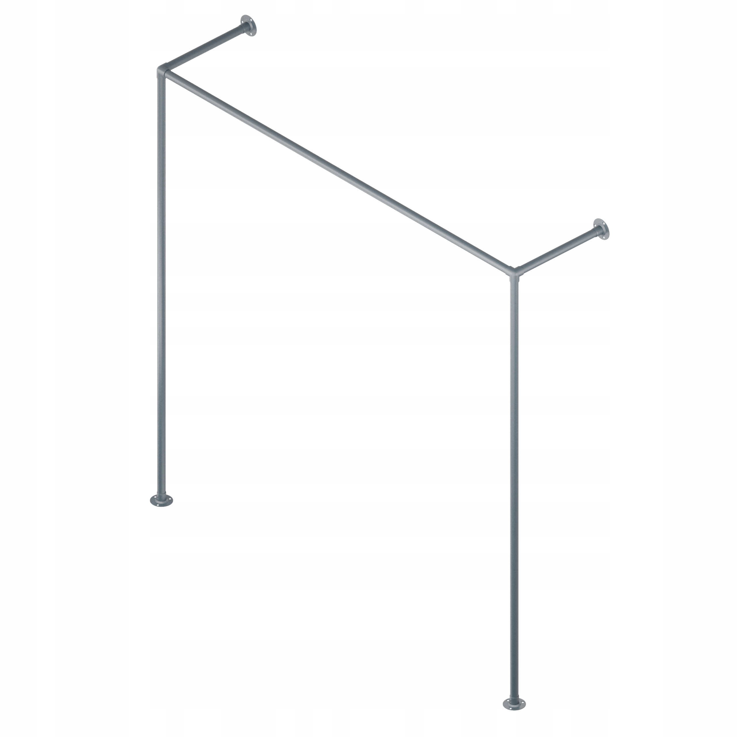 Věšák Na Oblečení Loft 151x150 cm 25 mm Hotse Antracit