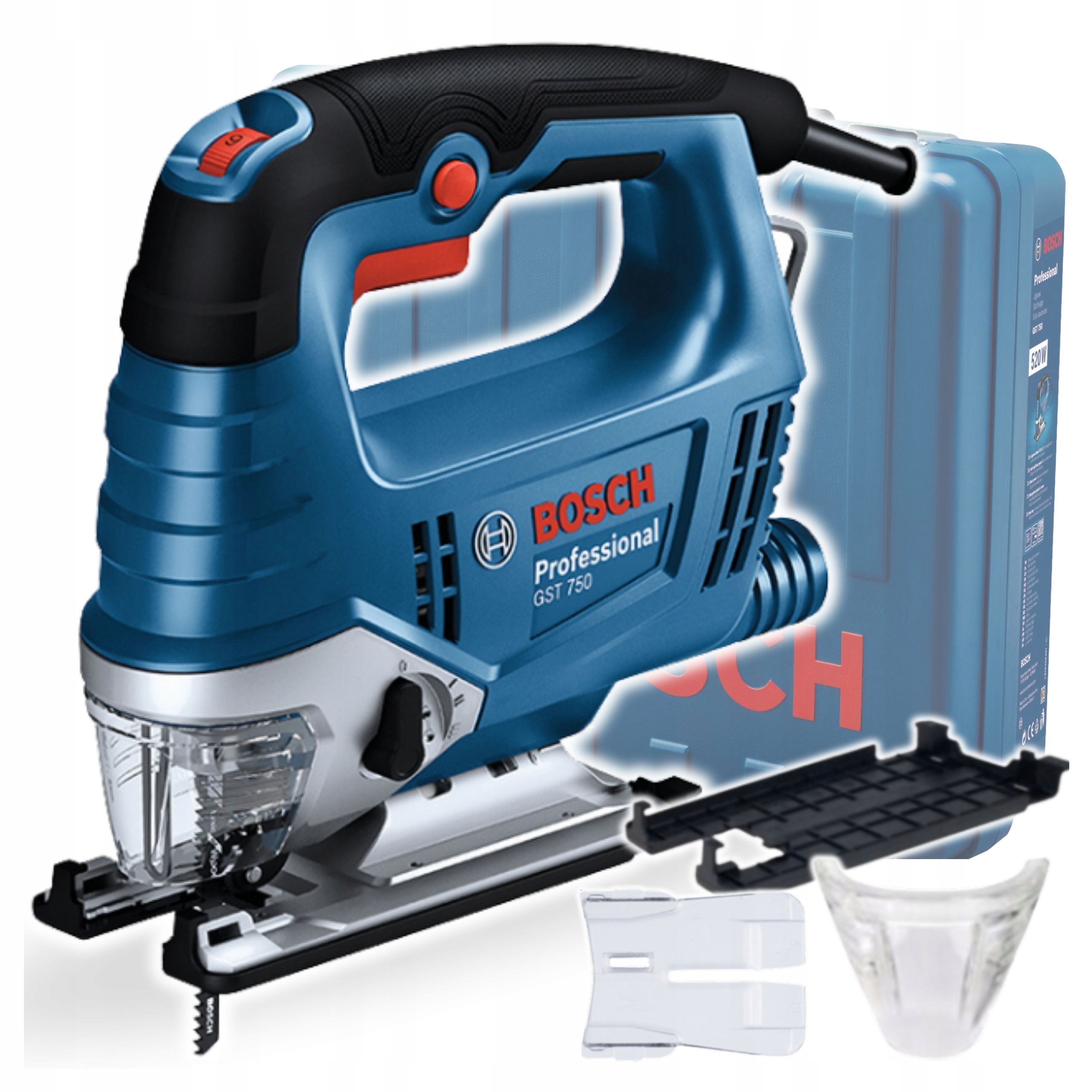 Bosch Professional Gst 750 Wyrzynarka sieciowa 520W walizka 06015B4121