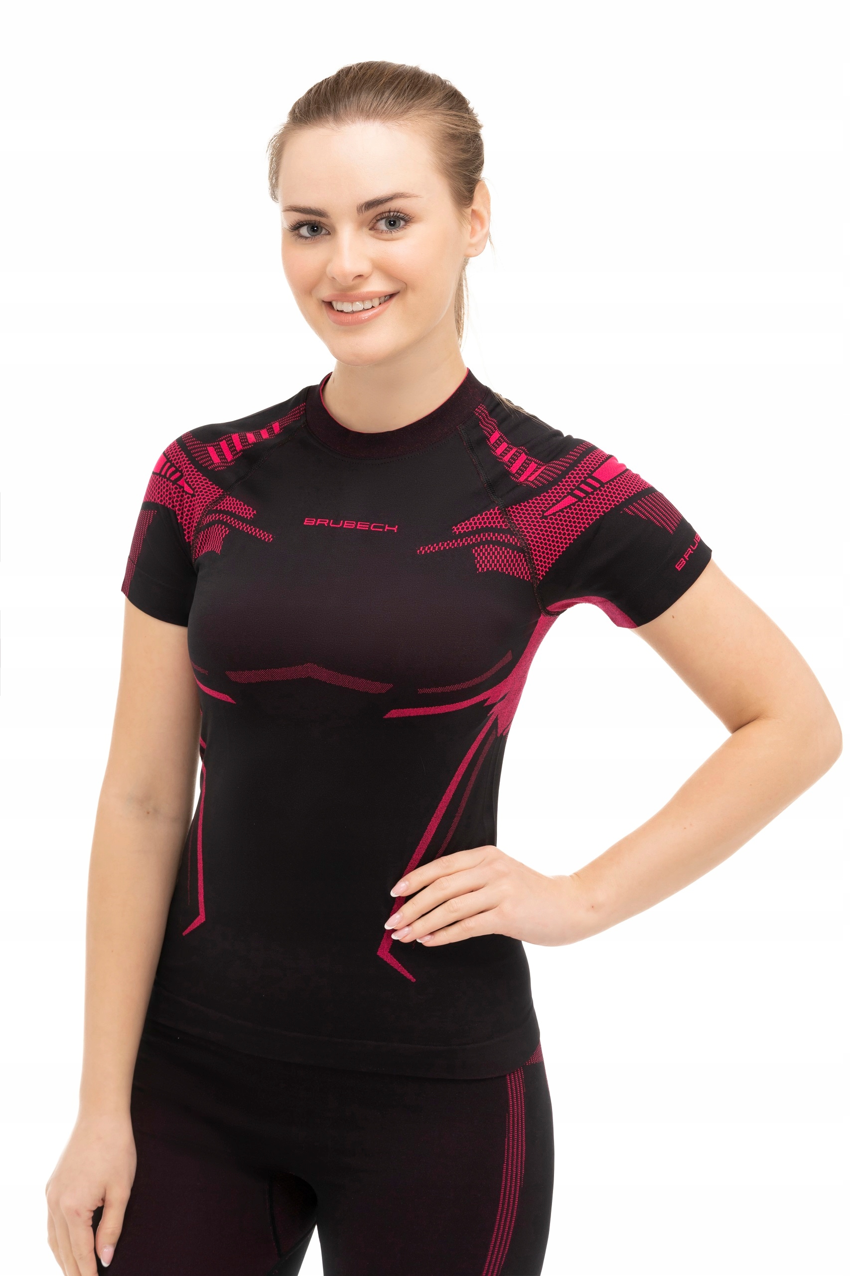 BRUBECK DRY TERMOAKTYWNA SPORTOWA KOSZULKA DAMSKA W GÓRY KRÓTKI RĘKAW XL Kolekcja THERMO