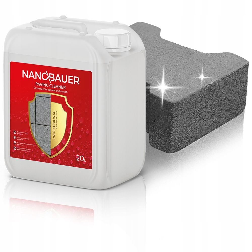 Levně Koncentrát Tekutý přípravek na dlažební kostky betonu Nanobauer 20 l na 320-600 m²