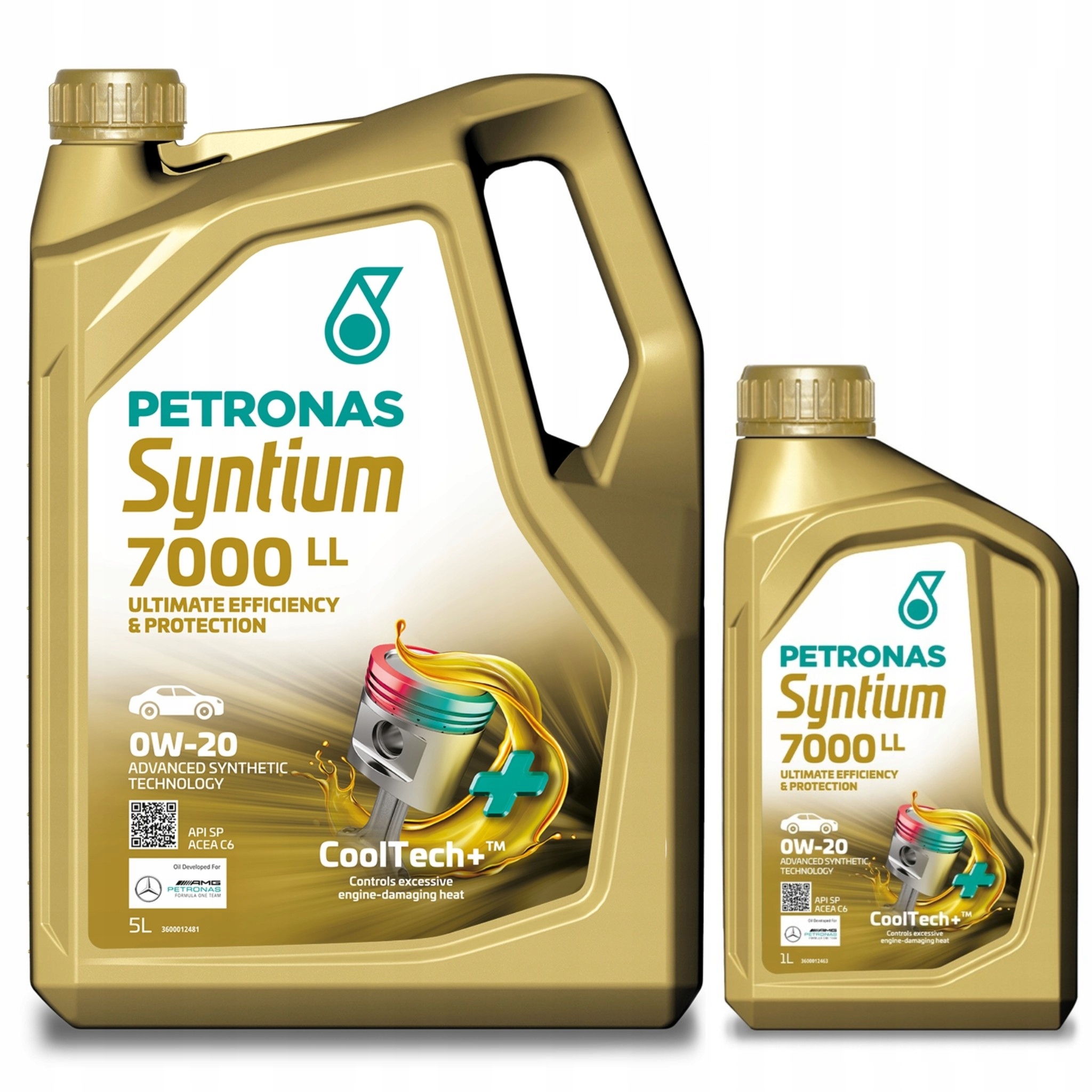 Petronas Syntium 7000 L 0W-20 Sp 5 L Petronas Syntium 7000 LL 0W-20 Sp 1 L