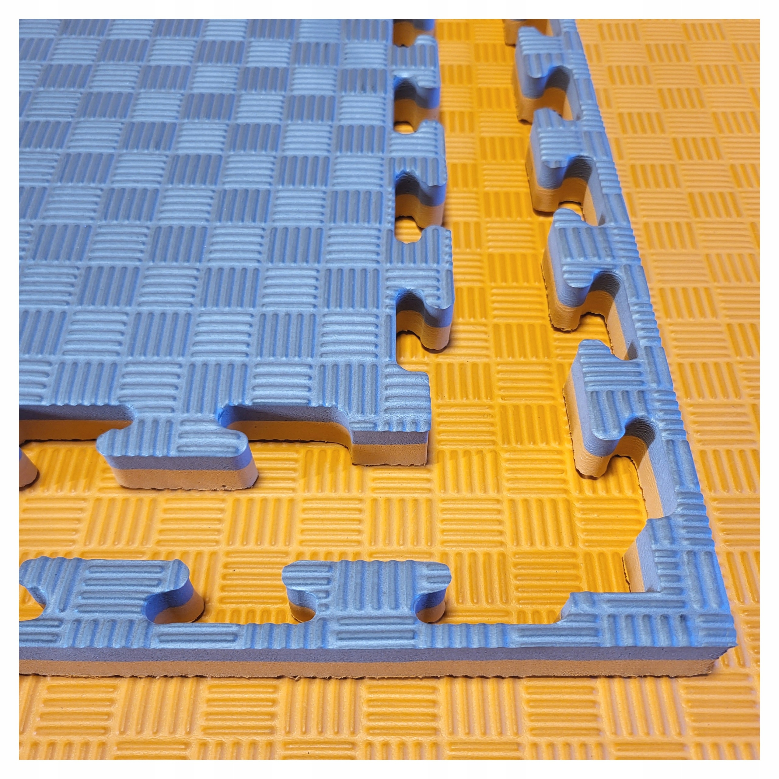 Duża Gruba Mata Puzzle do Jogi Ćwiczeń Judo Tańca pod Sprzęt n Siłownię 1m²