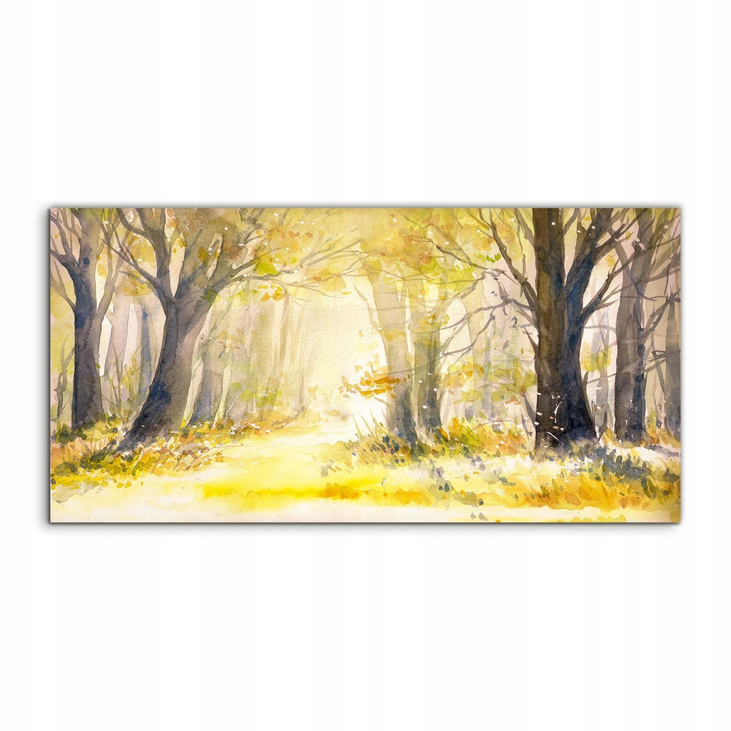 

Fotoobraz akryl 120x60 z grafiką Lato Las Akwarele