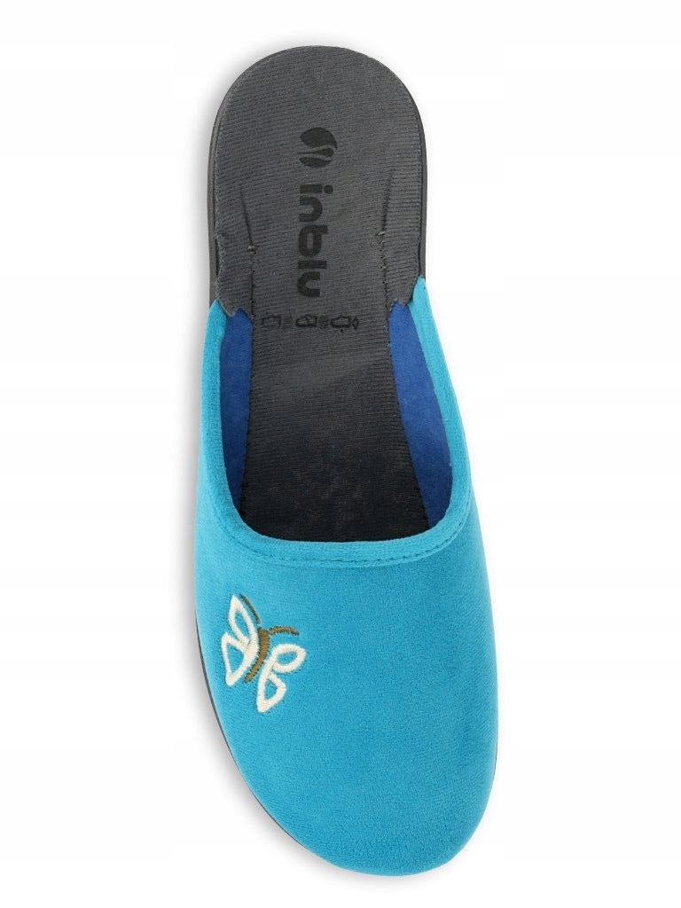 Kapcie, klapki, laczki turkusowe Inblu 5D