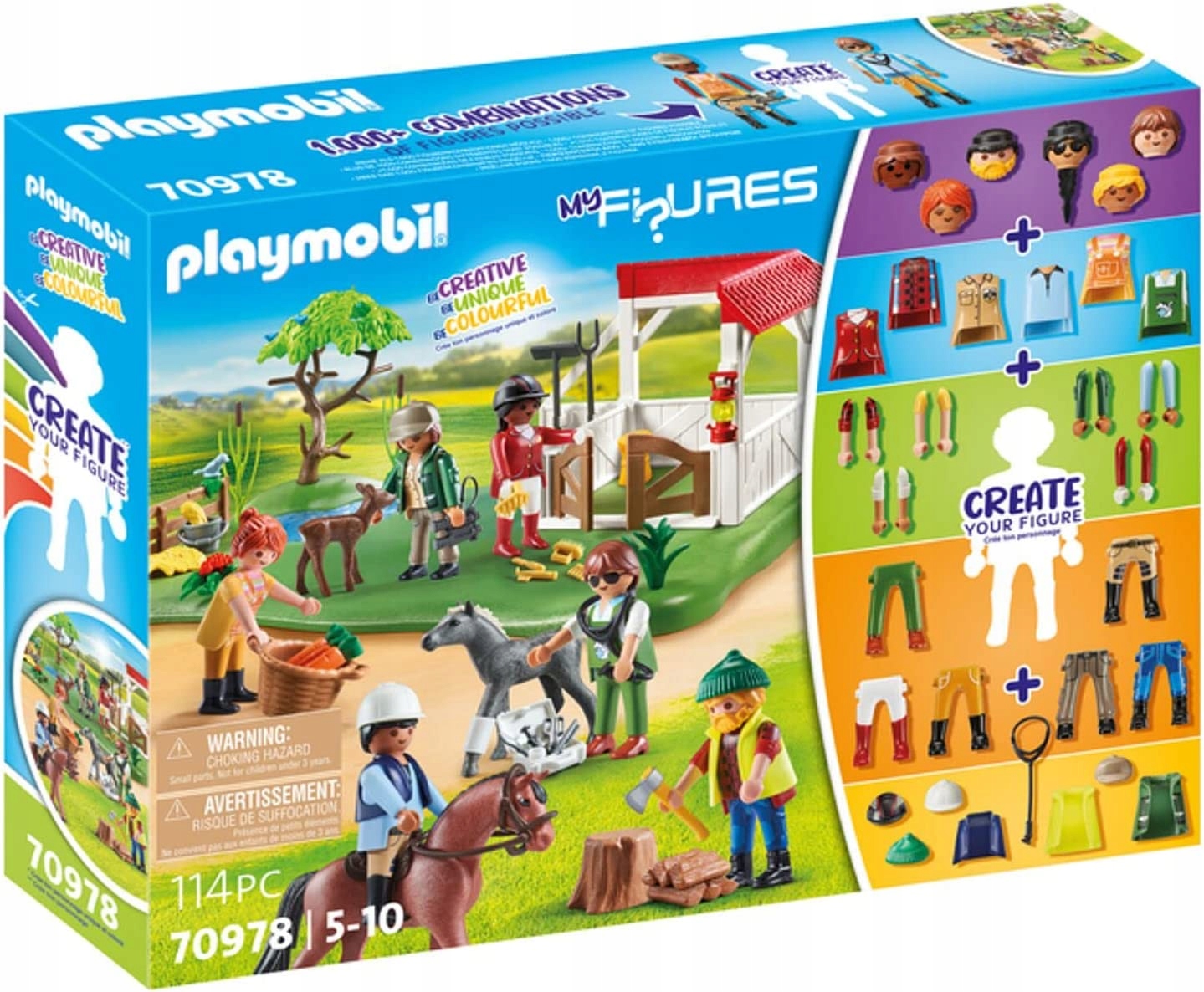 PLAYMOBIL 70978 My Figures: Ranczo Figurki Konie Marka Playmobil