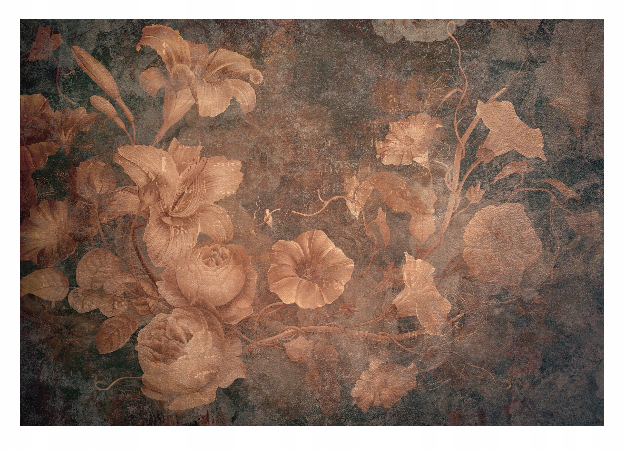 

Fototapeta Kwiaty Vintage Beton Retro 254x184
