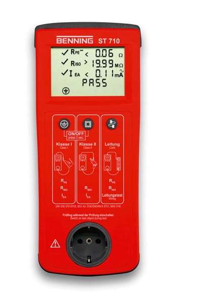 Tester elektrických zariadení Benning St 710