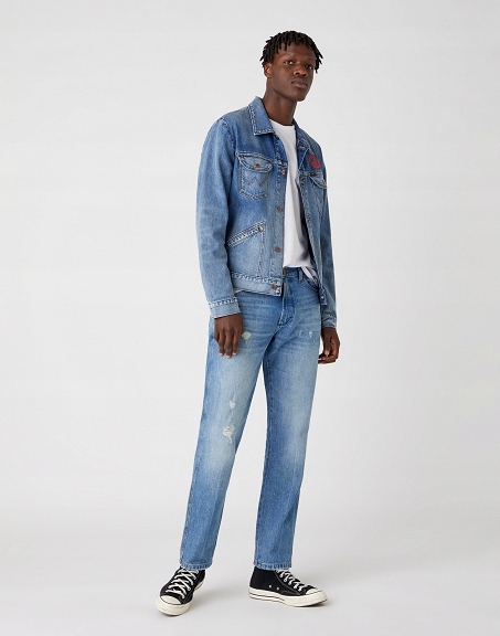 Spodnie Wrangler Greensboro W15QY1306 W32 L32 Zapięcie zamek