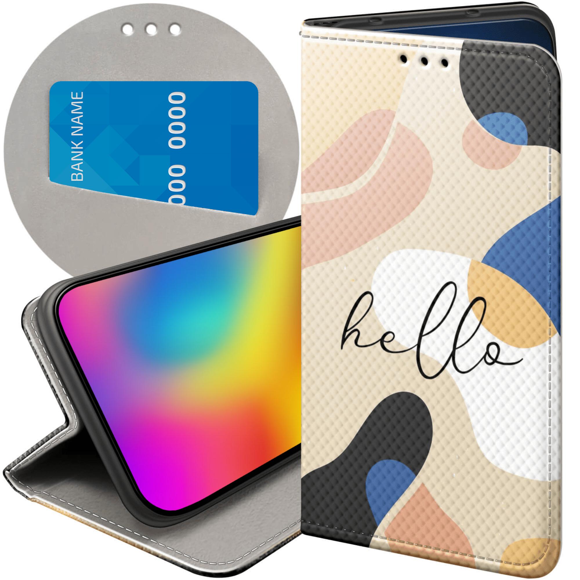Etui Z Klapką Do Xiaomi Redmi 15 4G 5G Abstrakcja Kształty