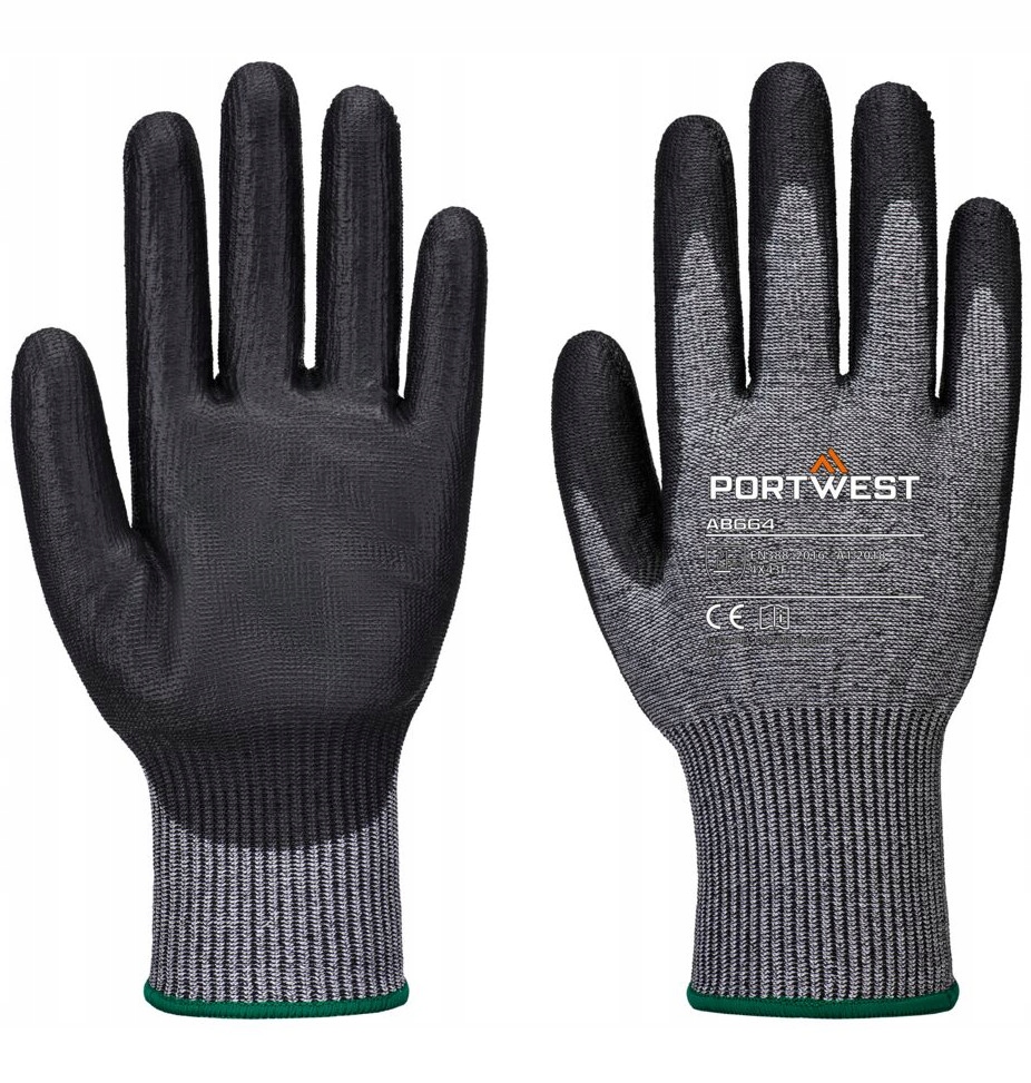 Protiprůřezové rukavice F13 Pu Portwest AB664 G8R vel. 9 L (12 párů)