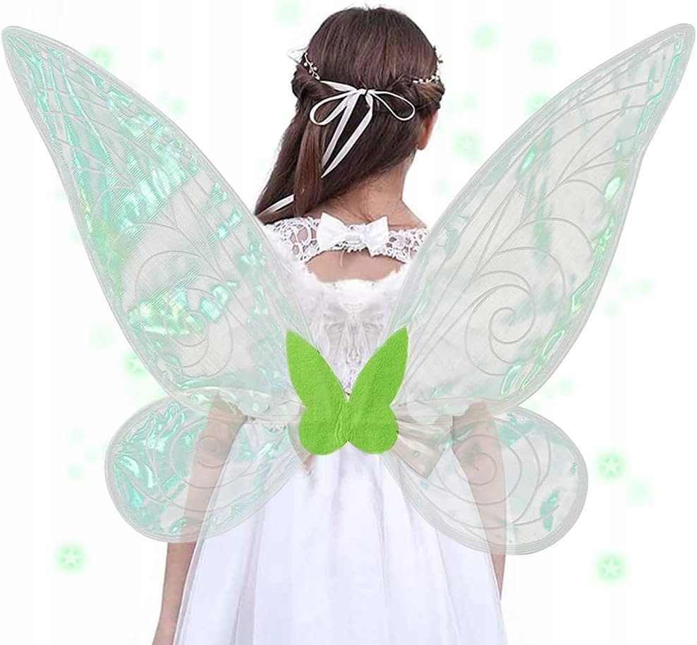 Skrzydła Wróżki, motyla, Elfa sesja cosplay , przebranie + naklejki Marka bez marki