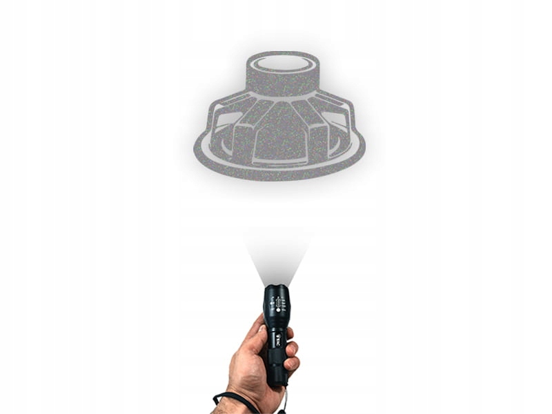 Subwoofer GŁOŚNIK W01 - Naklejka na samochód na auto ODBLASKOWA Producent Inny