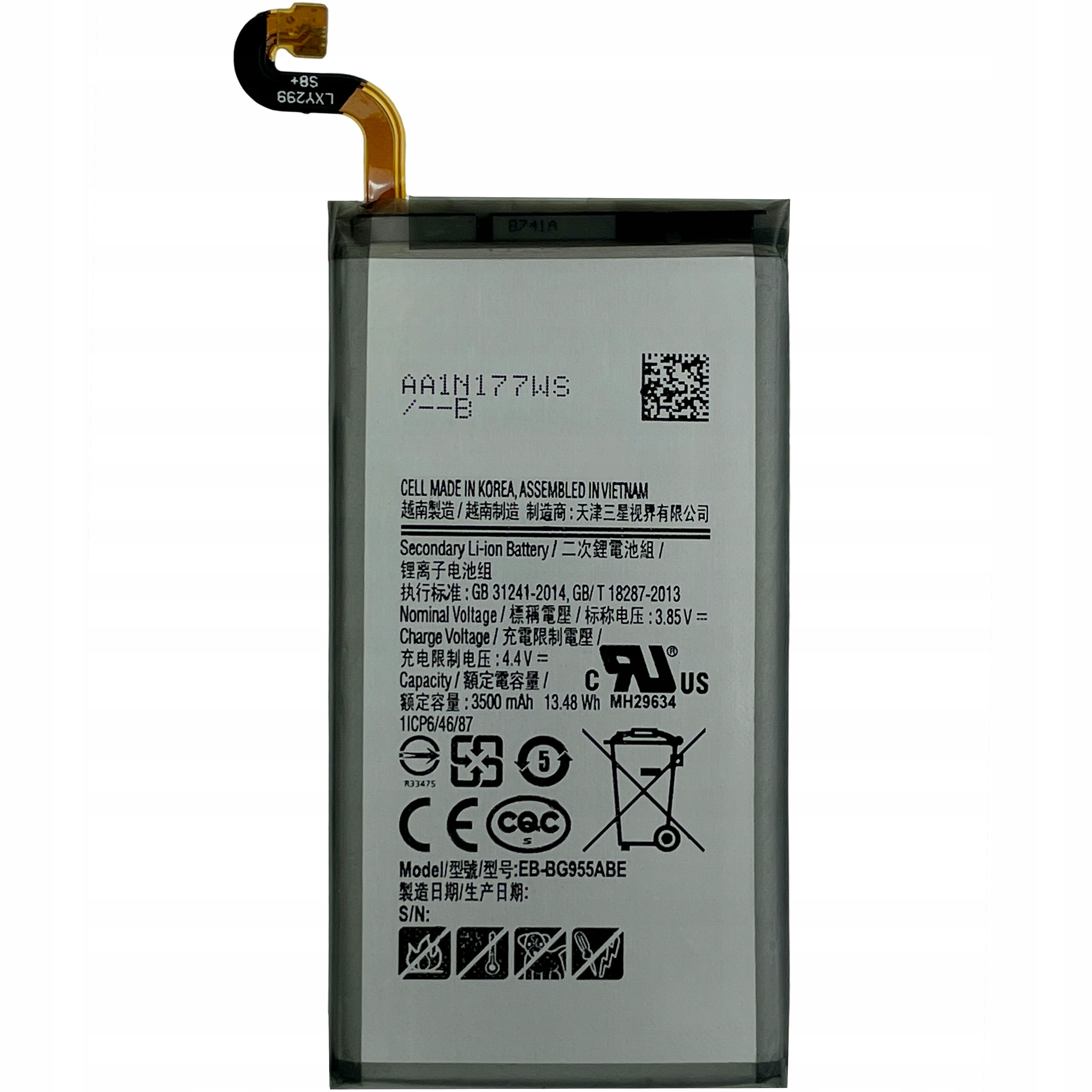 Bateria Do Samsung Galaxy S8 Plus Samsung 3500 mAh