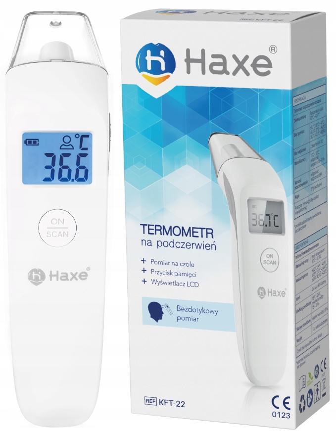 

Haxe bezdotykowy termometr na podczerwień KFT-22