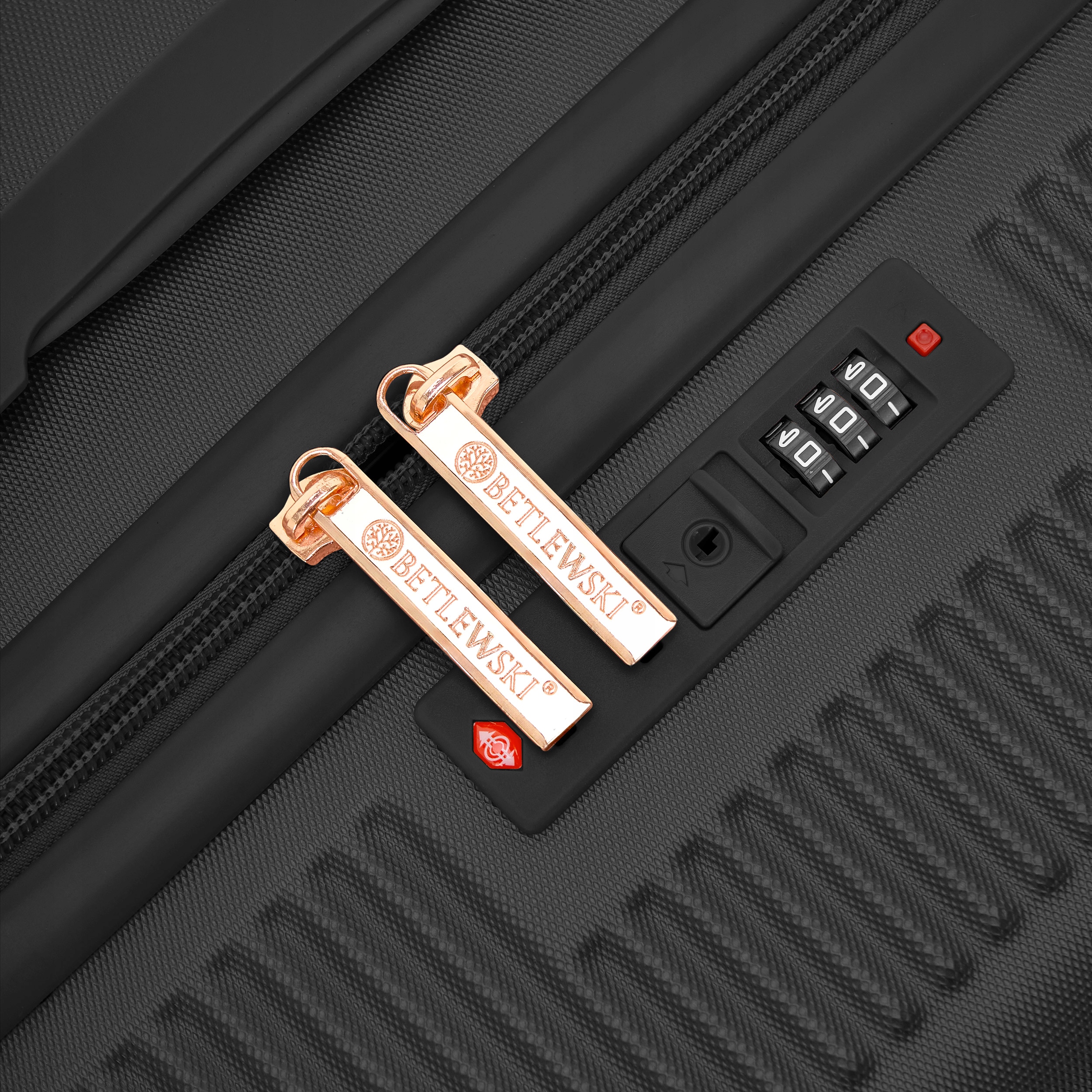 BETLEWSKI Komplet 4 walizek podróż na wakacje wyjazd odporne na kółkach Liczba komór 2