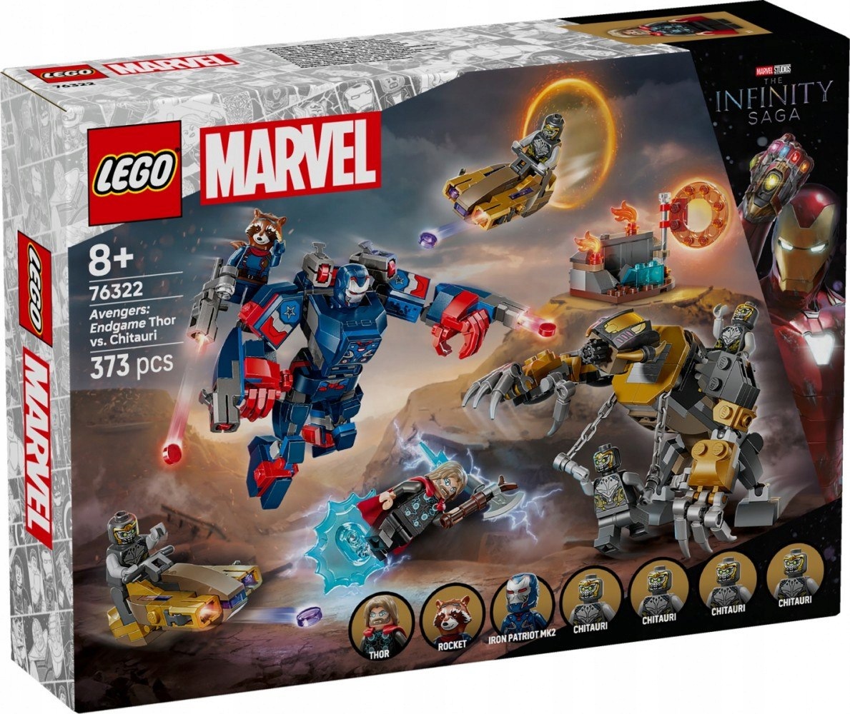 Stavebnice Heroes 76322 Avengers: Konec hry Thor versus Chitauri