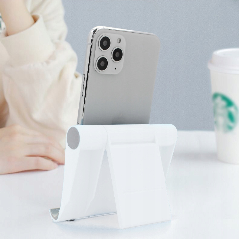 Uniwersalny stojak, podstawka na telefon, tablet Kolor biały