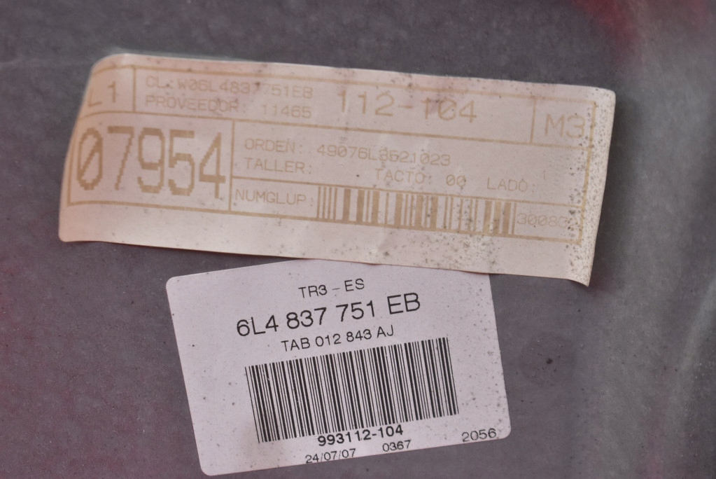 window regulator left front EU 6L4837751EB SEAT CORDOBA 3 III 6L 03-09
