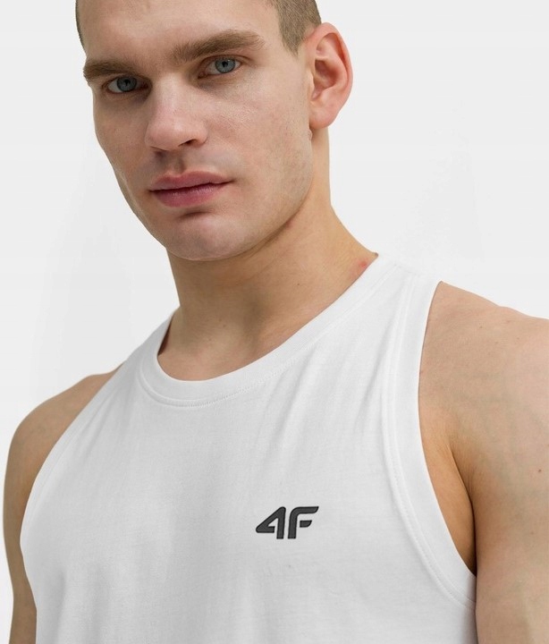 4F Koszulka Bawełniana Bez Rękawów Regular TSLEM017 > S Marka 4F