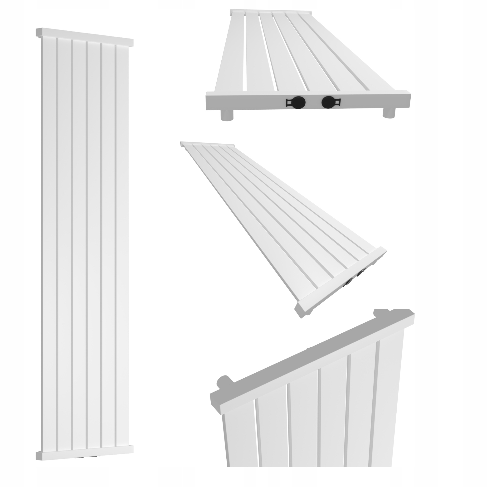 Dekorativní radiátor Lotus 120x45 Bílý Mat