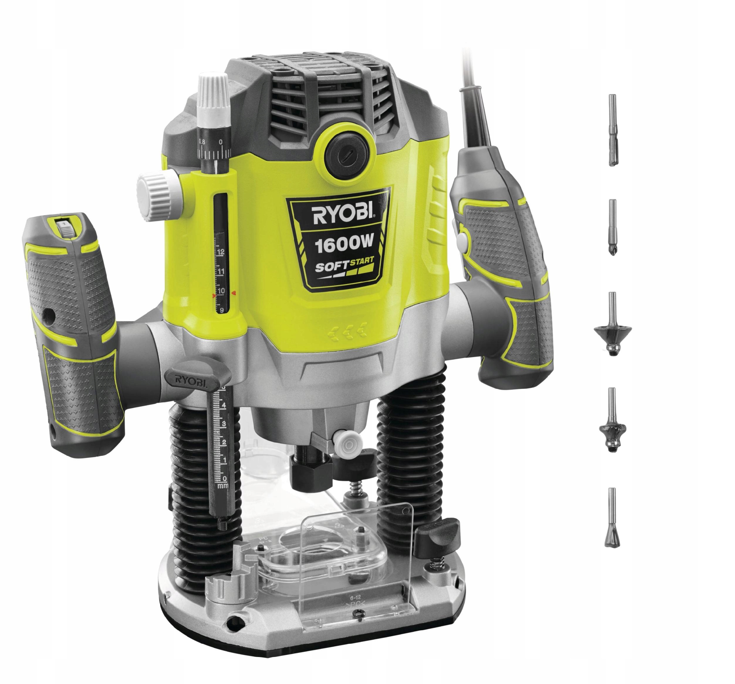 RYOBI RRT1600-K FREZARKA GÓRNOWRZECIONOWA 1600W Zasilanie sieciowe