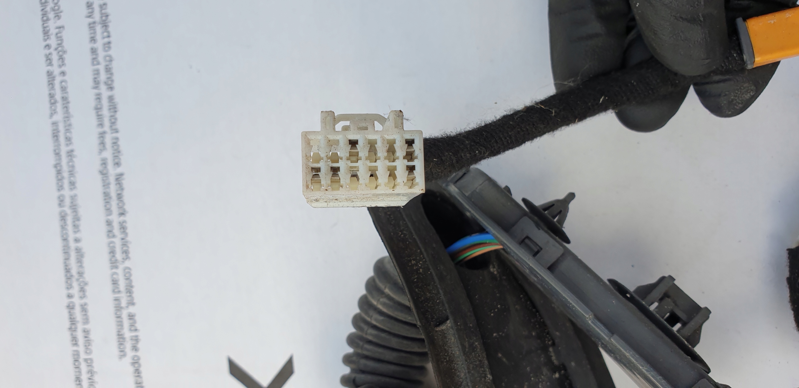 bundle wiring door right rear part MAZDA CX-3 OE EU