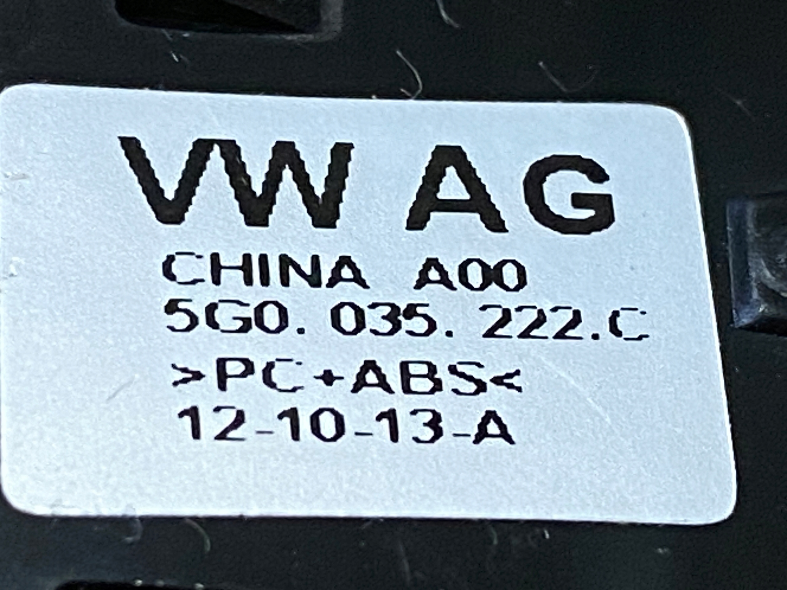 VW GOLF PASSAT ARTEON PORT USB AUX 5G0035222C