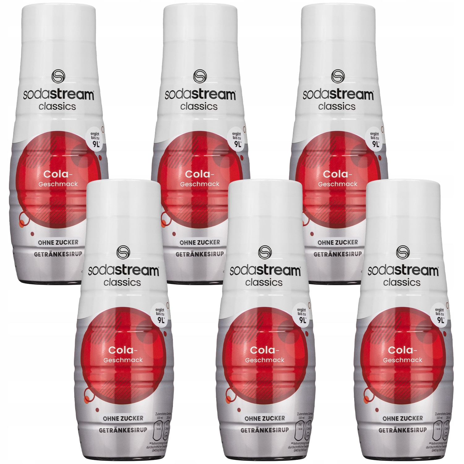 6 x Sirup Sodastream Cola Zero Bez Cukru Koncentrát Do 9 Litrů