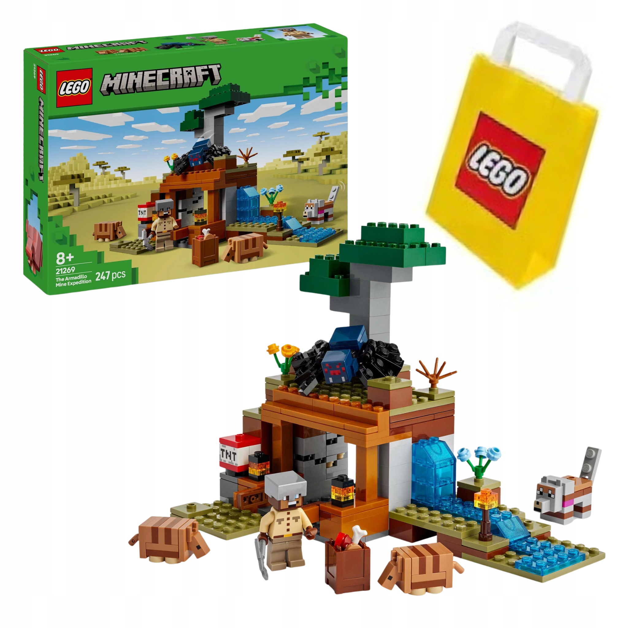 Lego Minecraft Výprava do obrněného dolu 21269