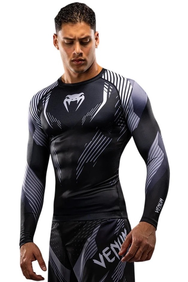 Venum Rashguard Long Sleeve Długi Rękaw No-Gi 6.0 Black/White M