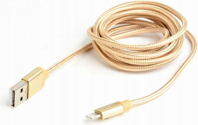 Kabel Usb Usba Lightning 1 m Złoty