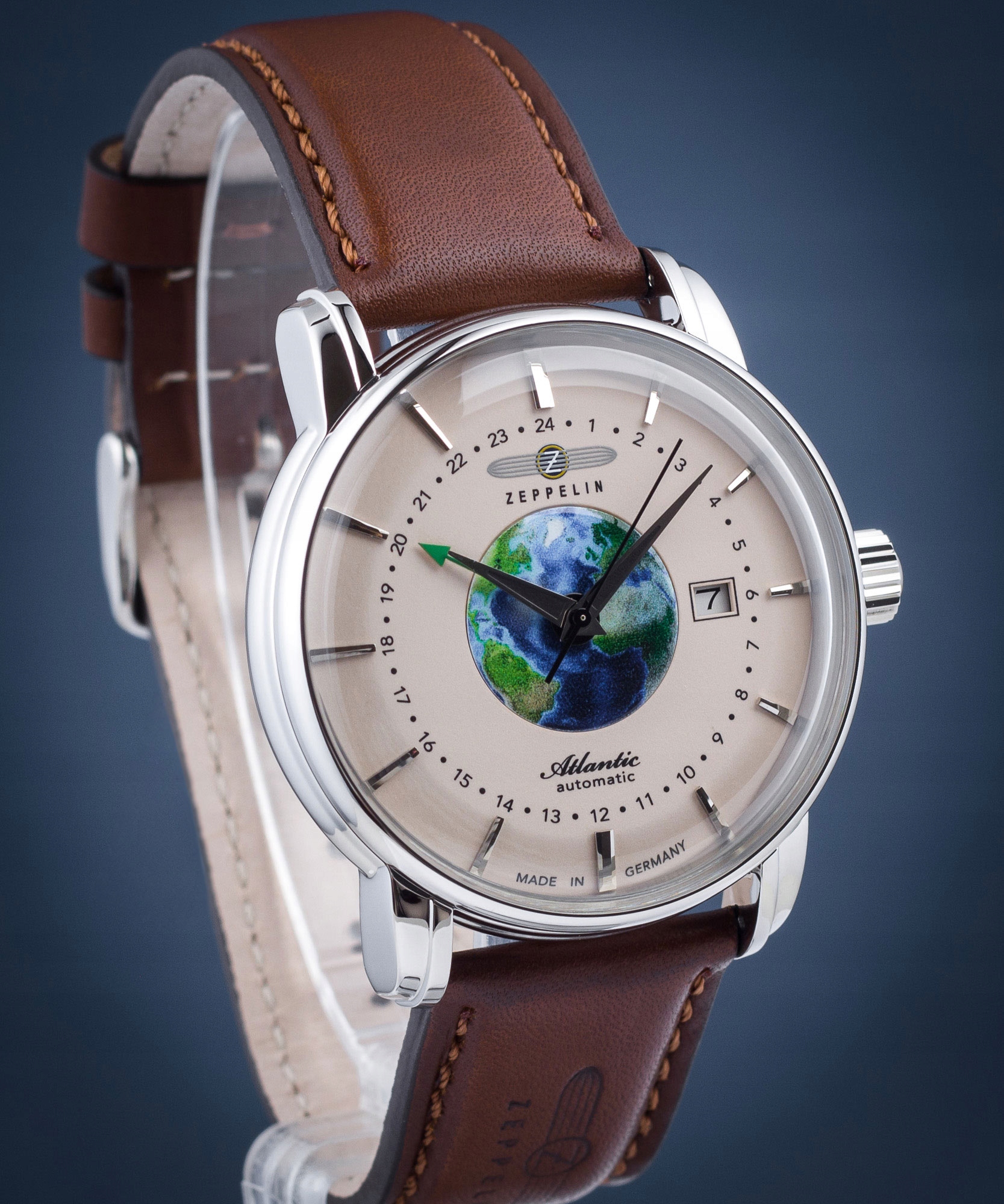 Pánské hodinky Zeppelin Atlantic Automatic Gmt Zeppelin-8468-5