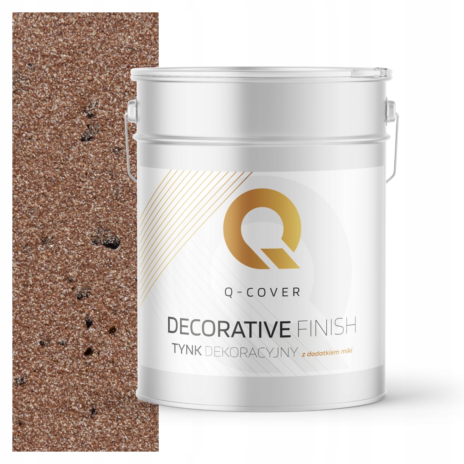 Mozaiková Omítka Jemnozrnná Barva Hnědá S Černou Mikou D815 15 kg