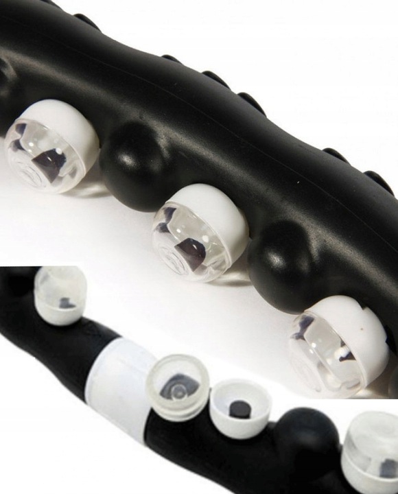 HULA HOP MAGNETYCZNE Z MASAŻEREM ODCHUDZAJĄCE FIT Marka inna