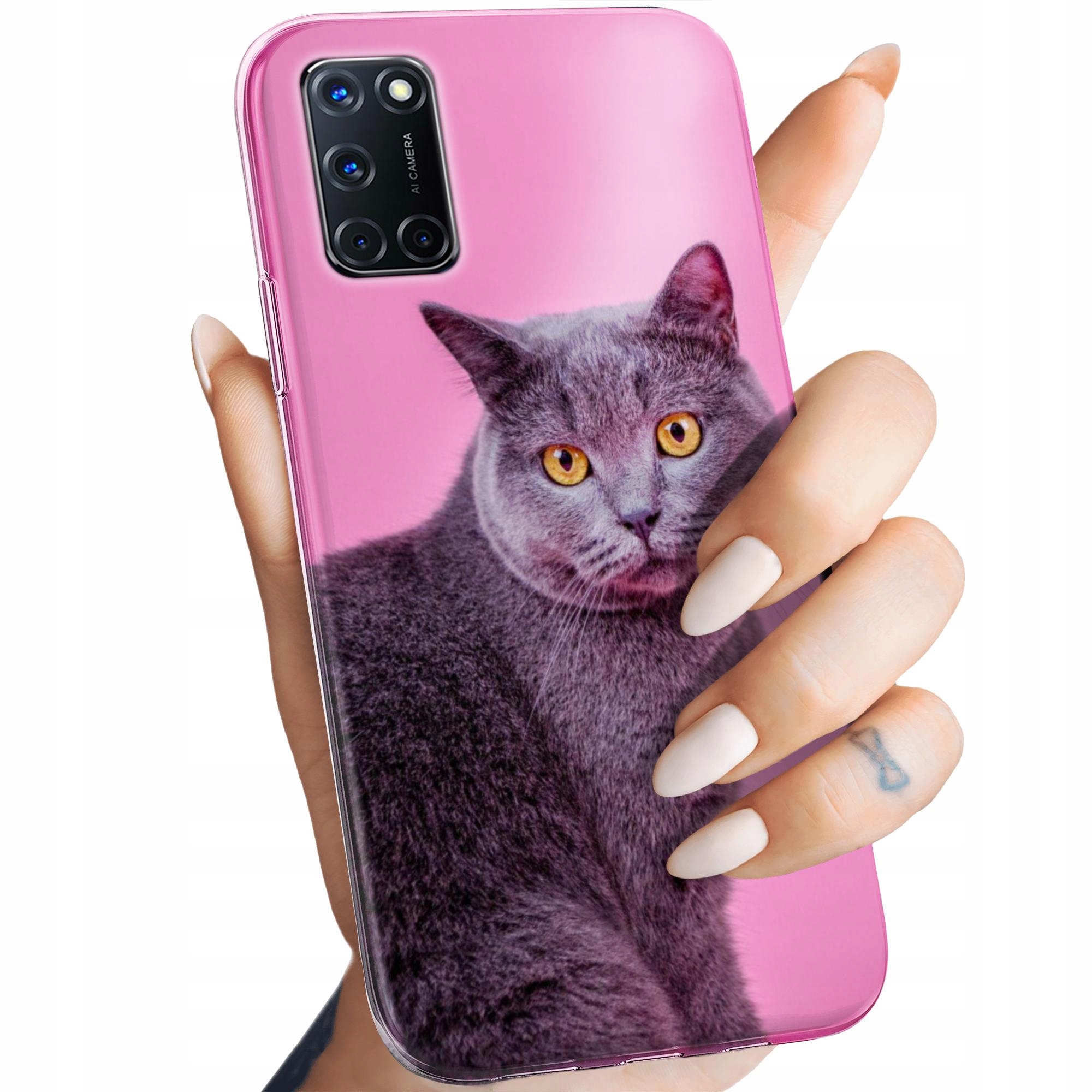 

Etui do Oppo A52 Koty Kotki Kociaki Obudowa