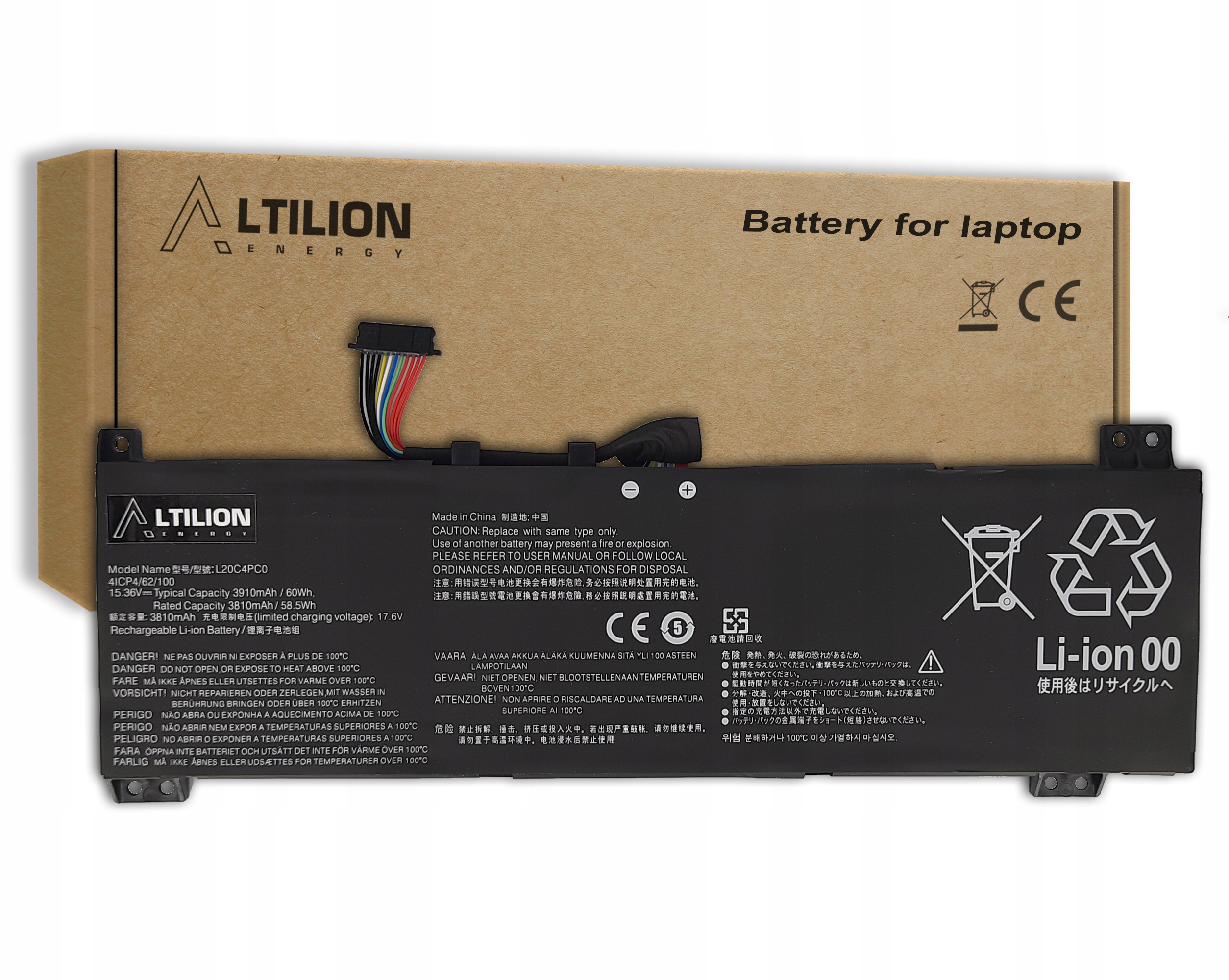 Batéria Altilion Energy L20C4PC0 kompatibilná s Lenovo