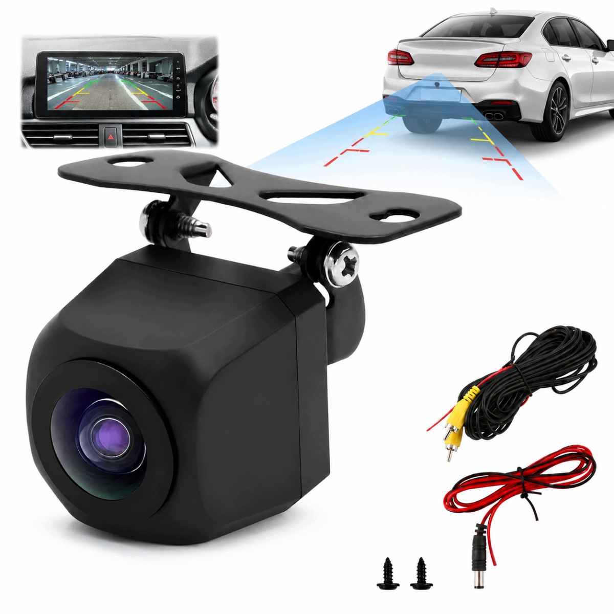 Uniwersalna Kamera Cofania 720P Ahd Cvbs 170° Wodoodporna IP67