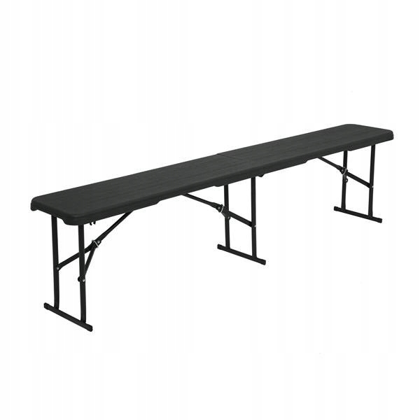 NC3404 Skládací Zahradní Lavička 183 CM Antracit Nils Camp