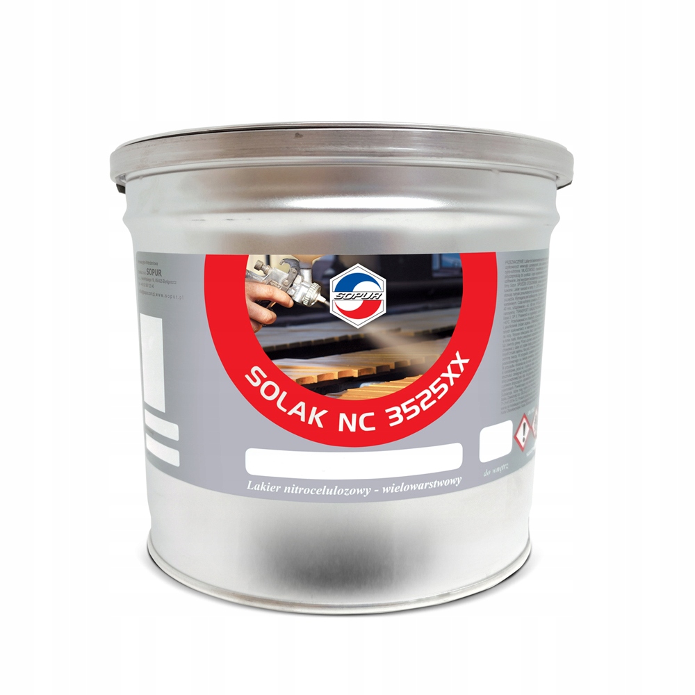 Lakier nitro Sopur solak Nc 352580 wysoki połysk 2,5L