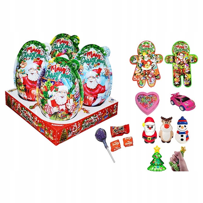 Levně Vajíčko S Překvapením na Vánoce/Mikuláše – plastové vajíčko s dárky
