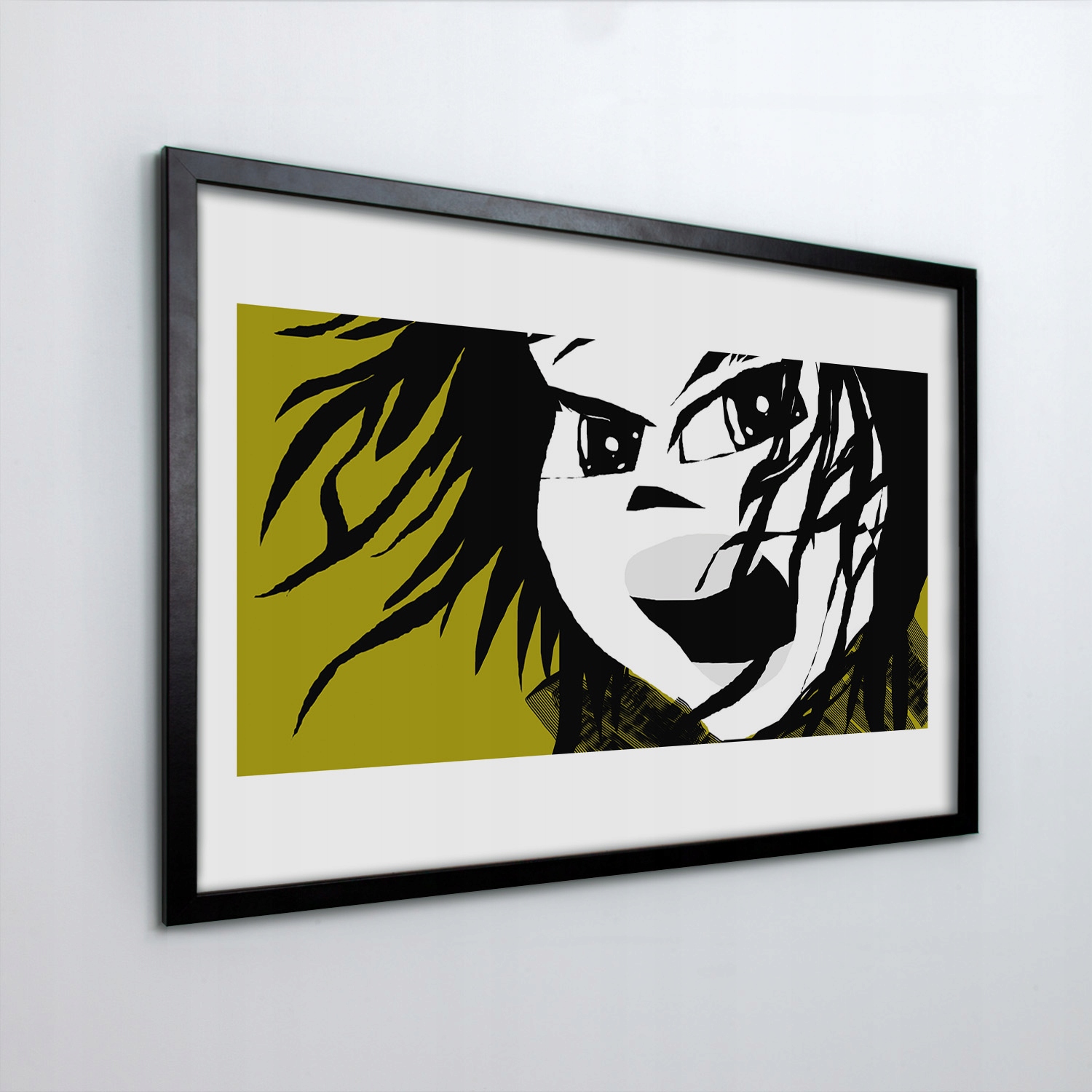 Nástěnný obraz v rámu Mdf Obličej animovaná pohádka 30x20 cm