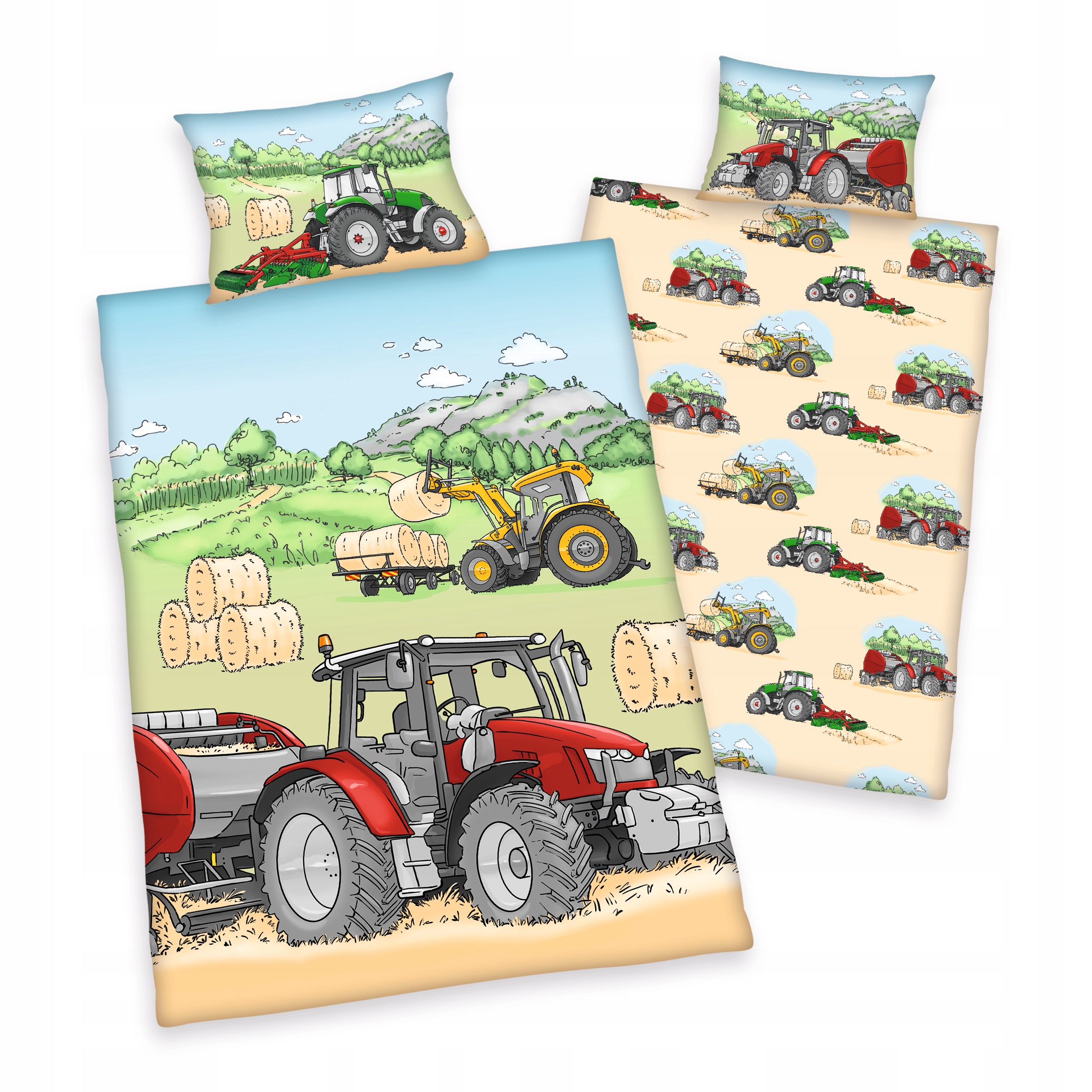 

Pościel Flanelowa Traktor Wieś Farma 135x200